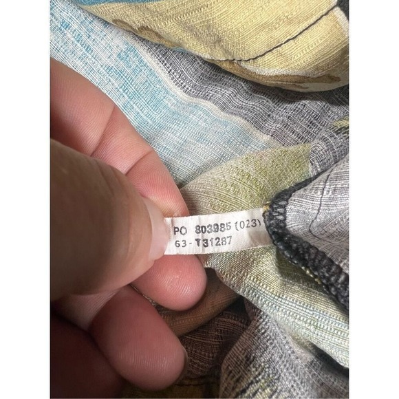 Tommy Bahama men's 100% silk all over print short sleeve button-down shirt Sz XL - Picture 3 of 7